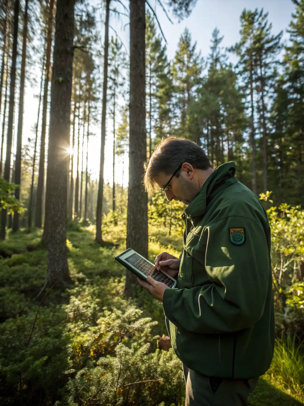 A photograph of licensed trappers working in a controlled environment, showcasing their role in regulating specific species to maintain ecological balance.