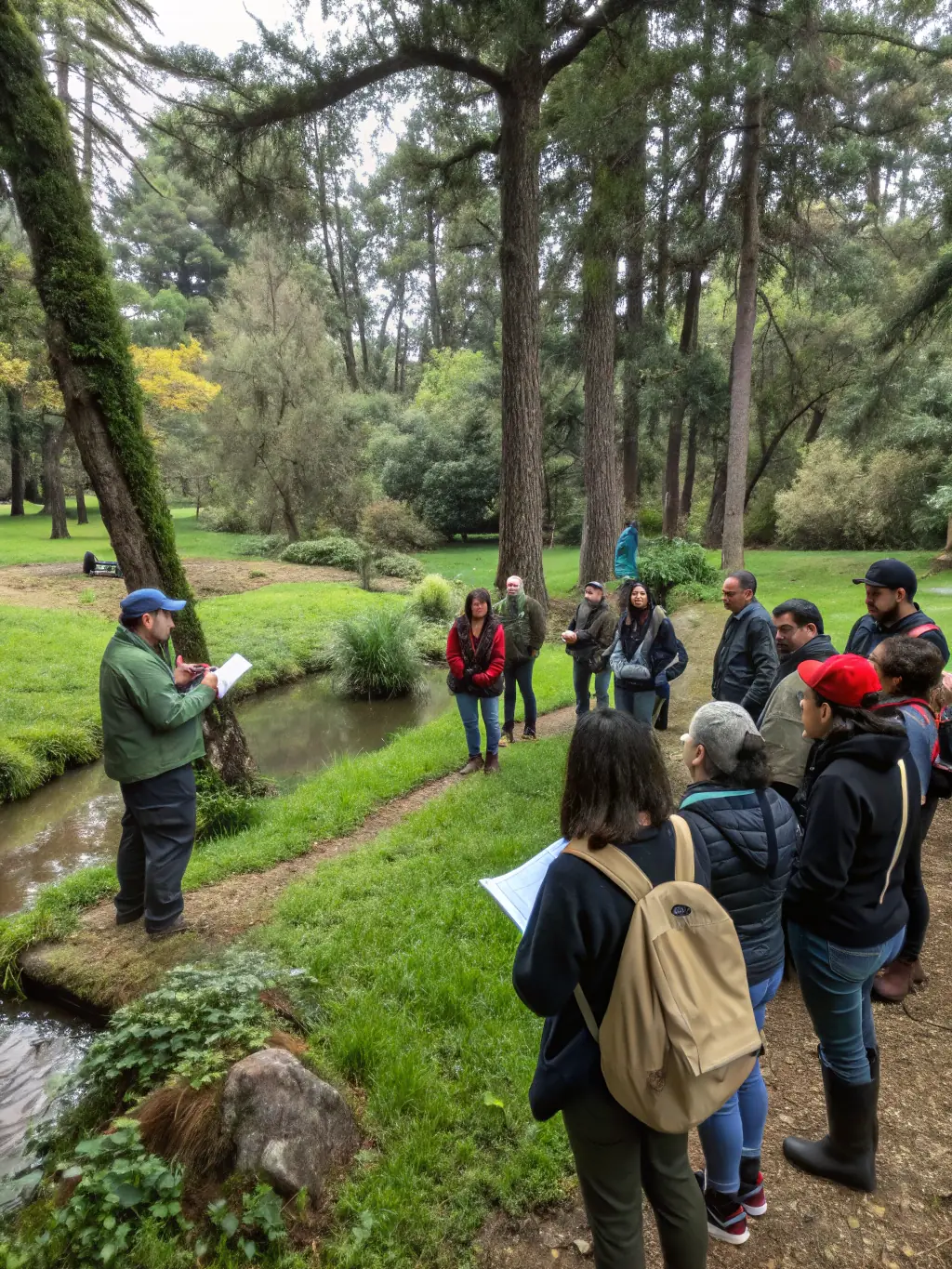 An image of community members participating in a TRAPPEURS 19-led educational program, emphasizing the organization's commitment to raising awareness about environmental issues.