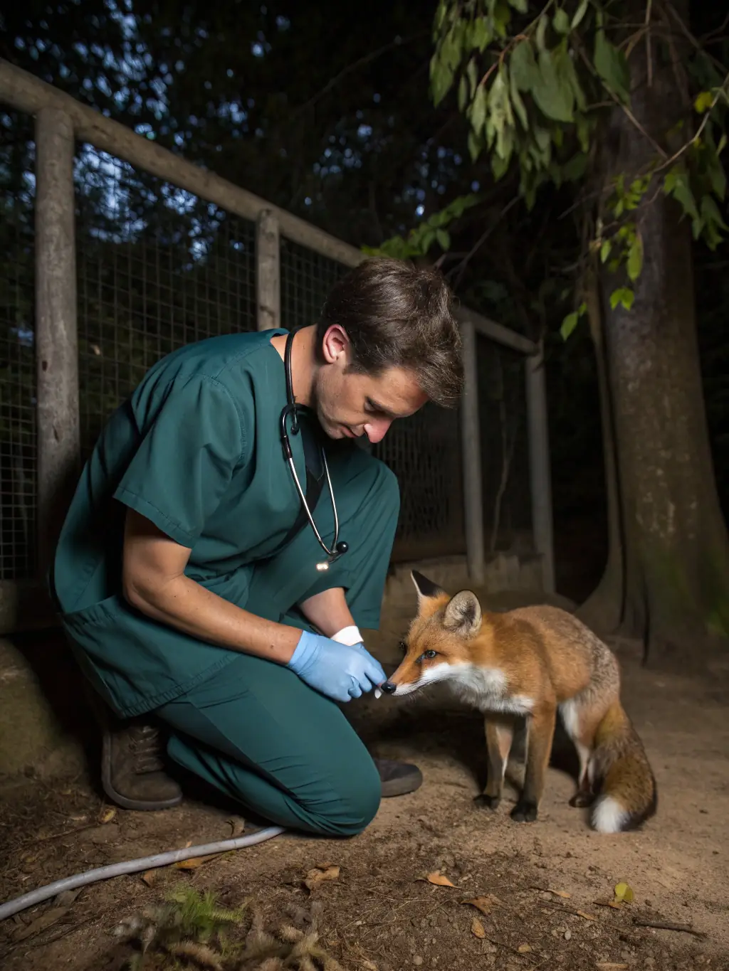 A photo of a successful wildlife relocation project, showcasing TRAPPEURS 19's expertise in managing wildlife populations and mitigating human-wildlife conflicts.